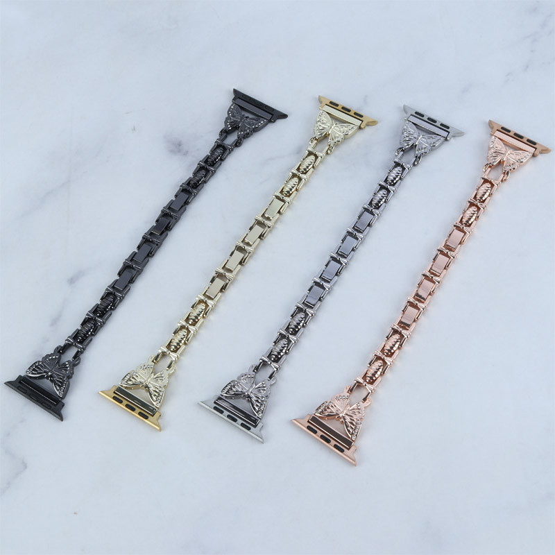 بند اپل واچ Guoi سایز 42/44/45/49 میلی متری طرح پروانه و پاپیون