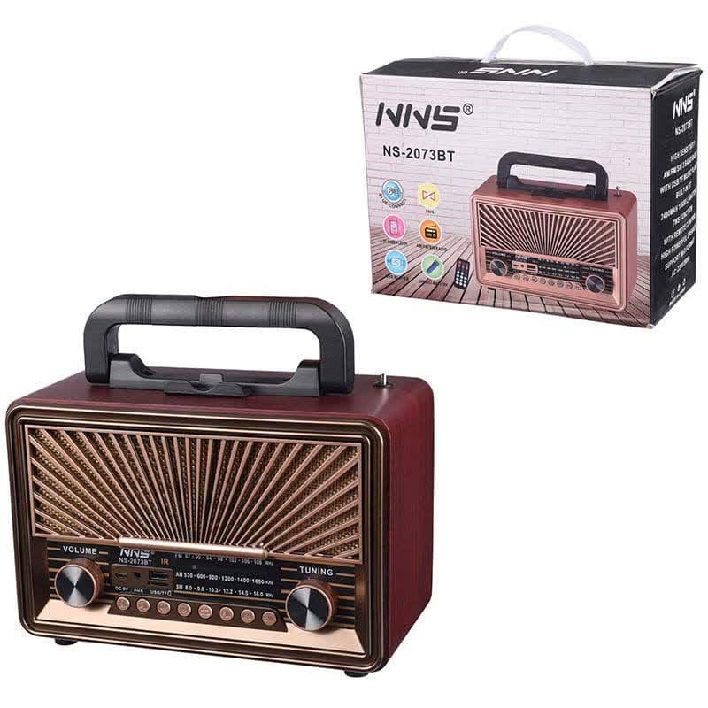 رادیو اسپیکر بلوتوثی ان ان اس NS-2073BT