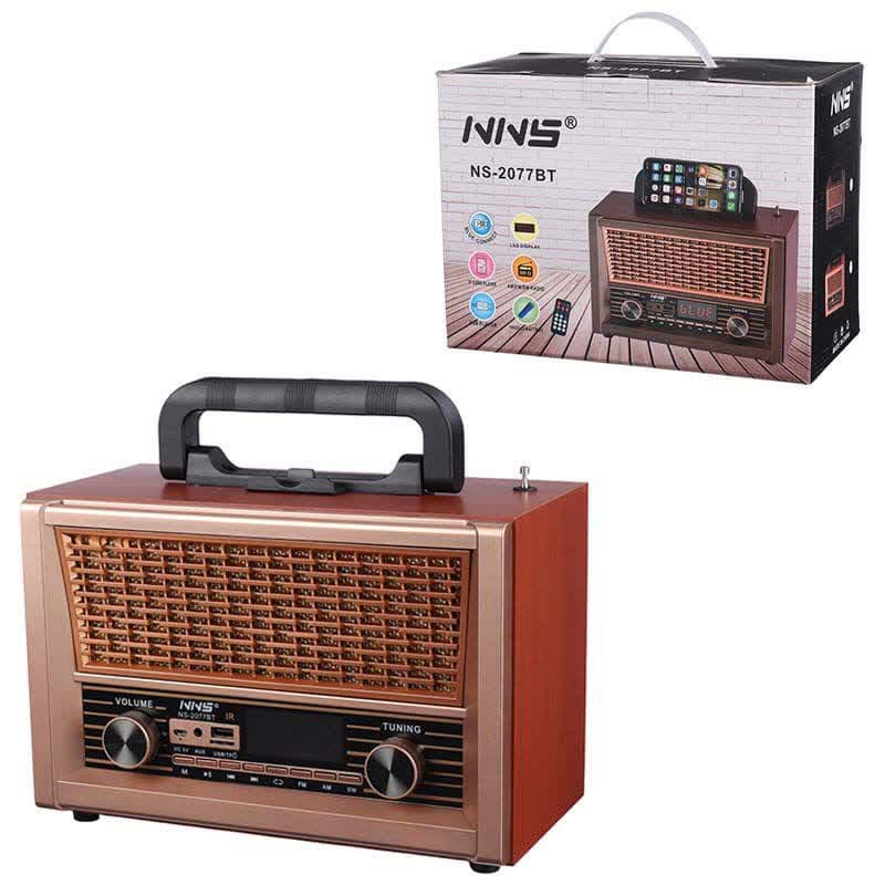 رادیو اسپیکر بلوتوثی ان ان اس NS-2077BT