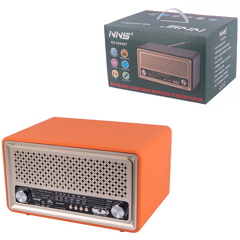 رادیو اسپیکر بلوتوثی ان ان اس NS-6690BT