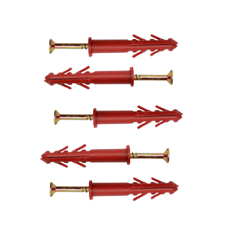 پیچ و رولپلاک لبه دار کاسپین سایز 6 Caspian پک 20 عددی