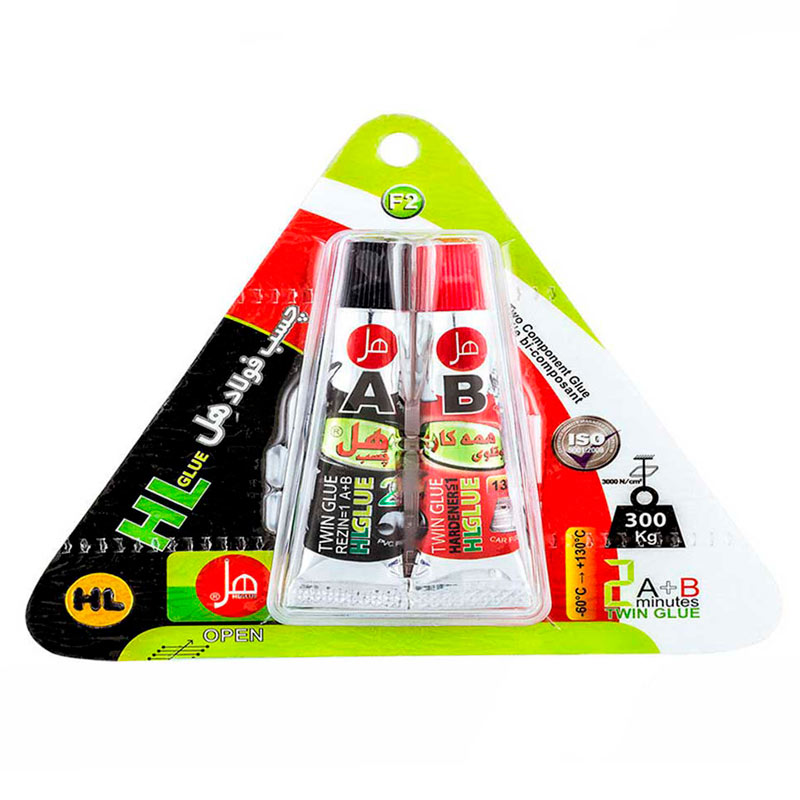 چسب دوقلو فولاد هل F2 حجم 14 میلی لیتر