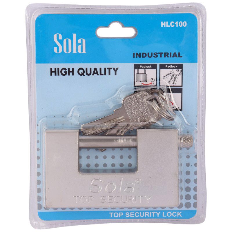 قفل کتابی سولا Sola HLC100 100mm
