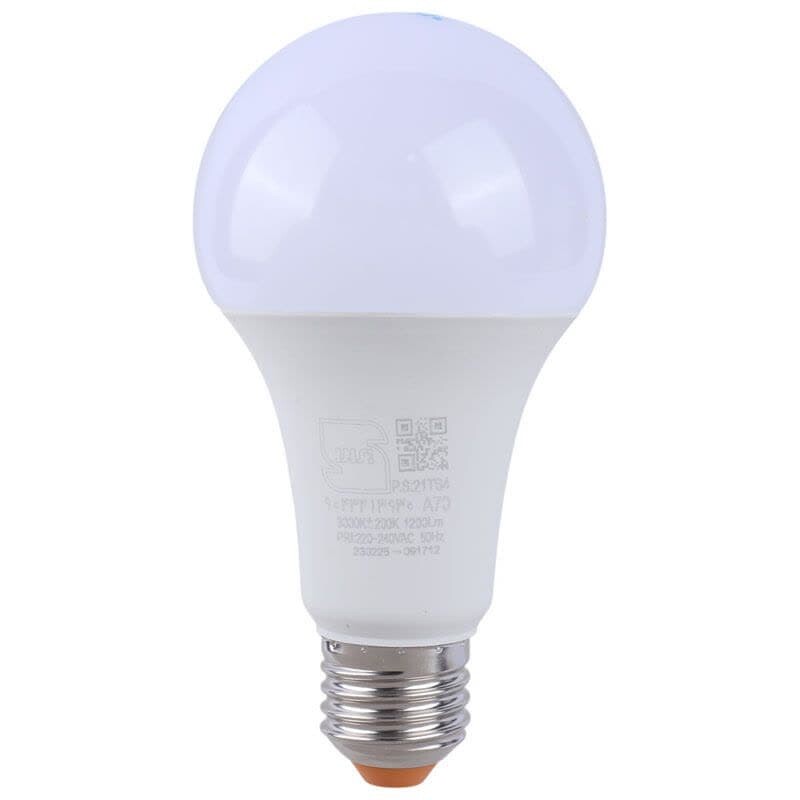 لامپ ال ای دی حبابی 15 وات نمانور پایه E27