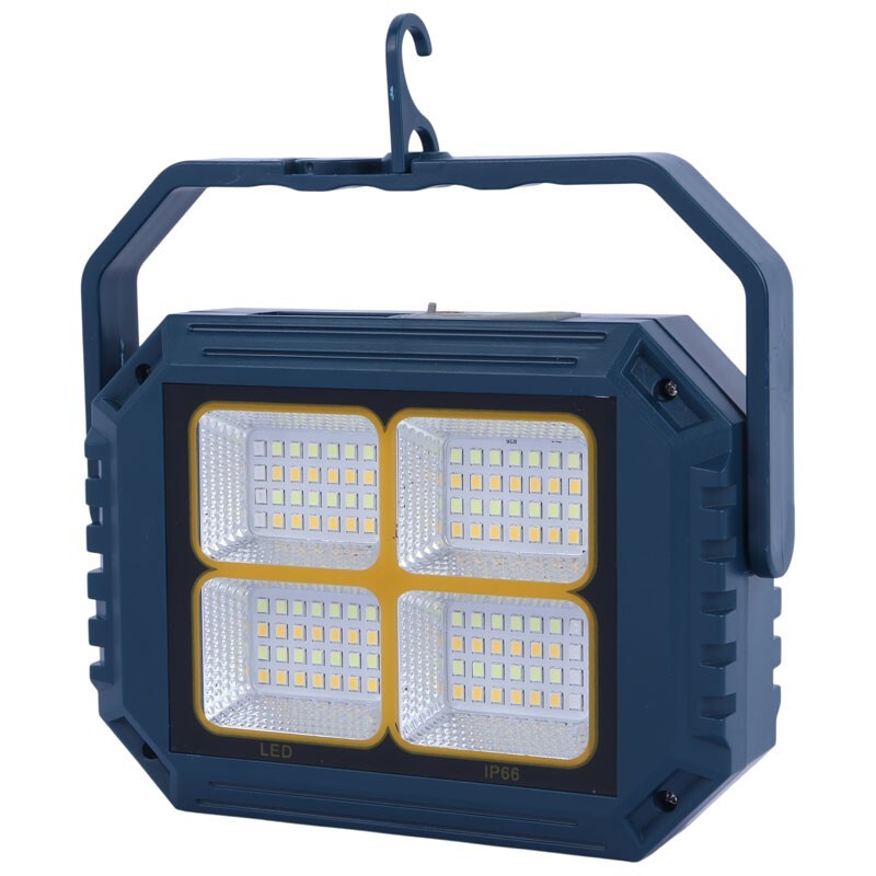 پروژکتور سیار شارژی و پاور بانک خورشیدی Solar LED Light HG-D03