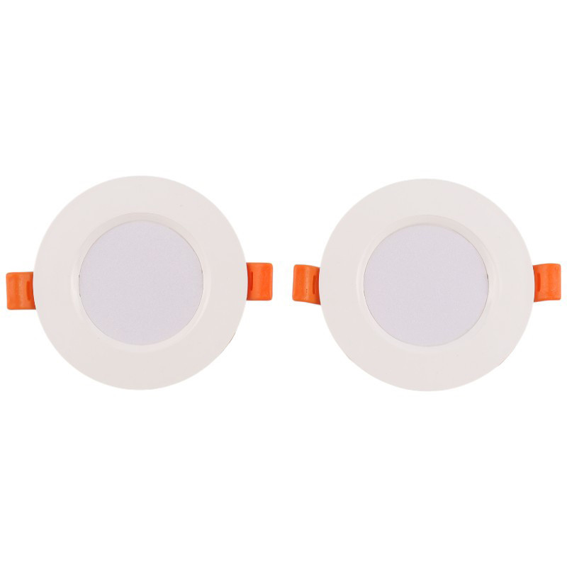 پنل بک لایت توکار گرد 7 وات کژال بسته 2 عددی