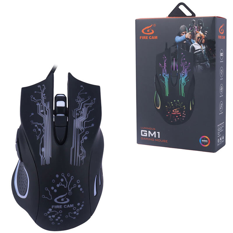 موس گیمینگ فایر کم GM1