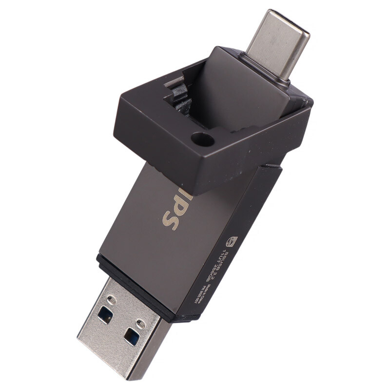 فلش 256 گیگ فیلیپس Philips FM11UT256B/93 OTG Type-C USB3.2