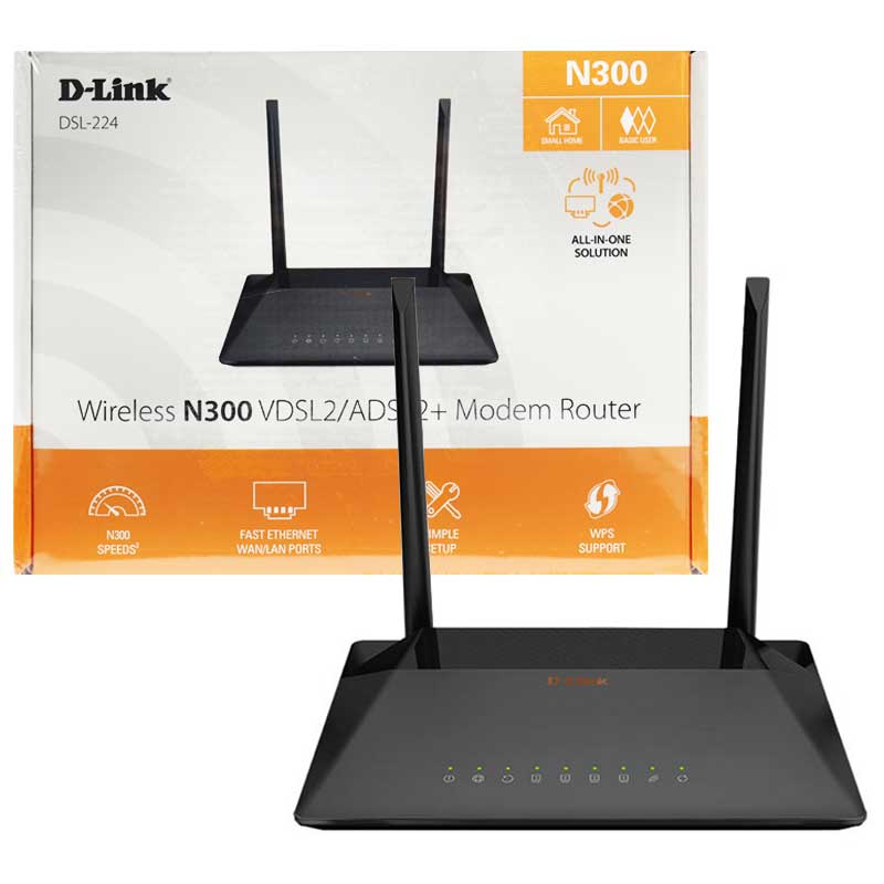 مودم روتر ADSL2+ / VDSL2 دی لینک DSL-224