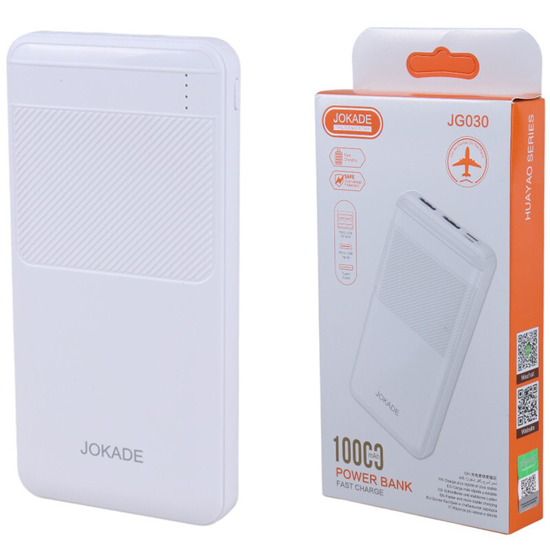 پاور بانک فست شارژ جوکید JG030 10W ظرفیت 10000 میلی آمپر ساعت