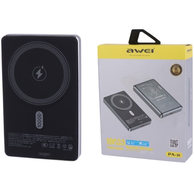 پاور بانک بی سیم فست شارژ اوی PA-31 PD 20W ظرفیت 10000 میلی آمپر ساعت