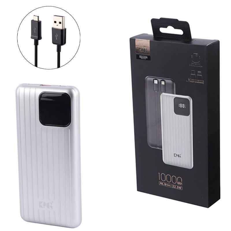پاور بانک فست شارژ کی پی جی KPG-16 QC3.0 PD 22.5W ظرفیت 10000 میلی آمپر ساعت