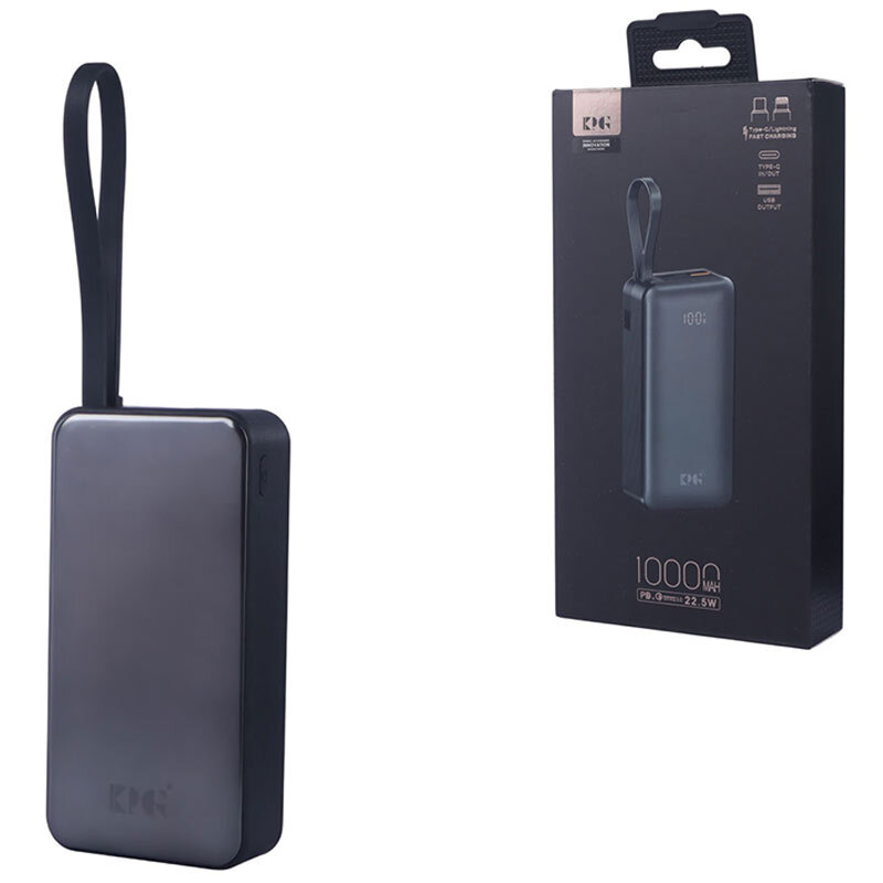 پاور بانک فست شارژ کی پی جی KPG-109 QC3.0 PD 22.5W ظرفیت 10000 میلی آمپر ساعت