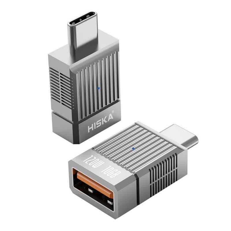 تبدیل USB OTG به تایپ سی هیسکا H6