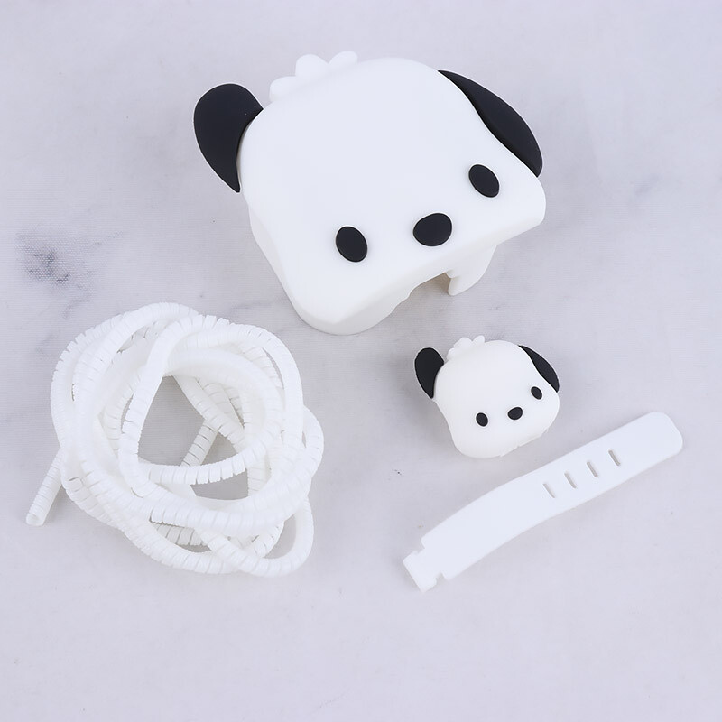 ست محافظ کابل و کلگی شارژر آیفون طرح سگ کد 3