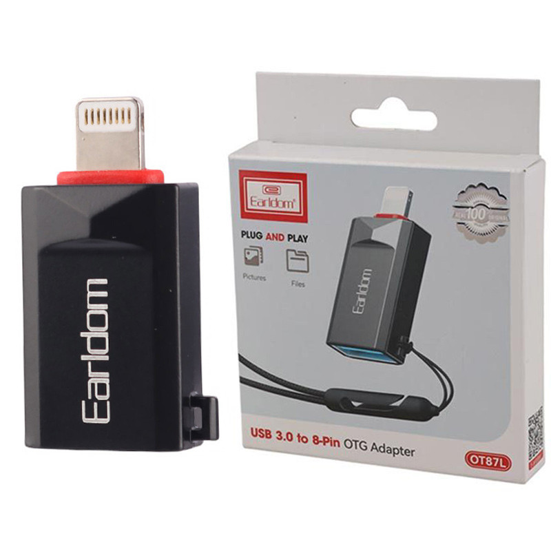تبدیل USB3.0 OTG به لایتنینگ ارلدام ET-OT87L