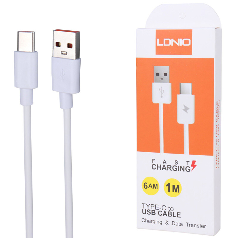 کابل تایپ سی فست شارژ Ldnio Highcopy طول 1 متر