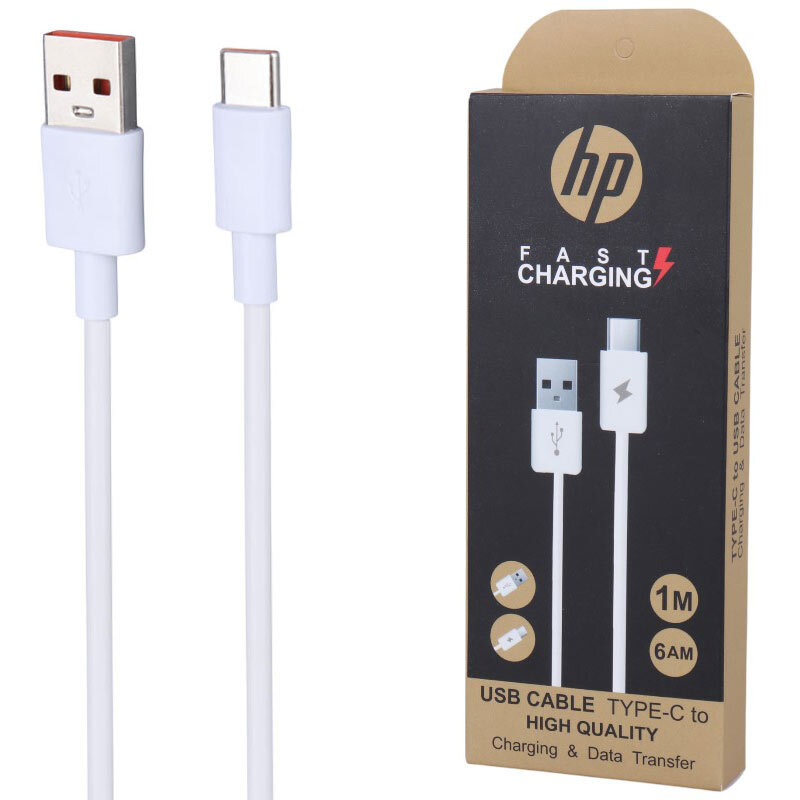 کابل تایپ سی فست شارژ HP Highcopy طول 1 متر