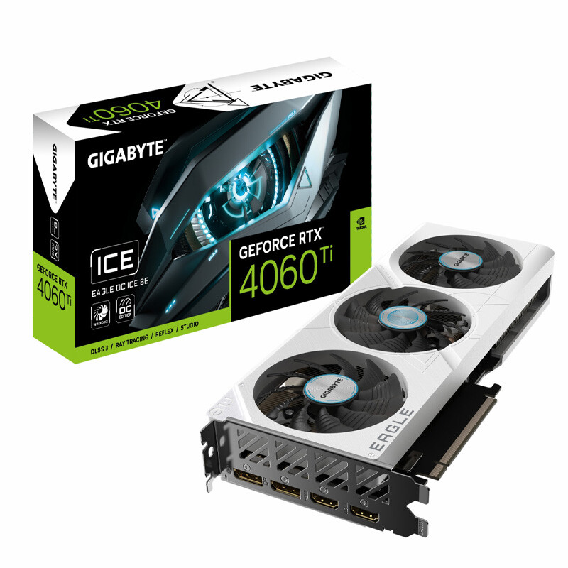 کارت گرافیک Gigabyte GeForce RTX 4060 Ti EAGLE ICE OC 8GB GDDR6 128Bit