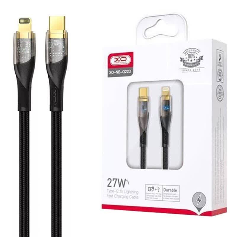 کابل تایپ سی به لایتنینگ فست شارژ 27 وات ایکس او XO-NB-Q223A طول 1 متر