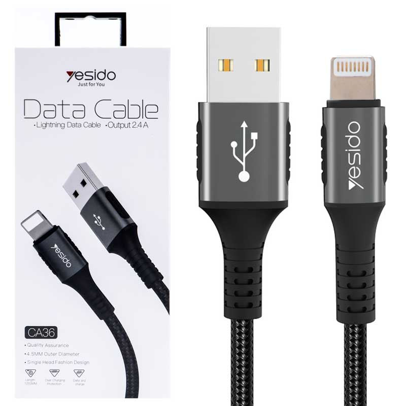 کابل کنفی آیفونی Yesido CA36 1.2m
