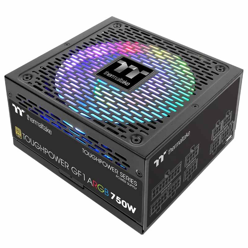 پاور ماژولار 750 وات ترمالتیک Thermaltake Toughpower GF1 ARGB Gold