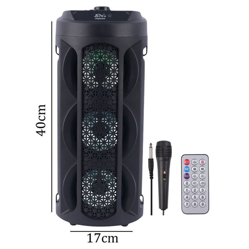 اسپیکر بلوتوثی سینگ ای ZQS4303 + میکروفون و ریموت کنترل