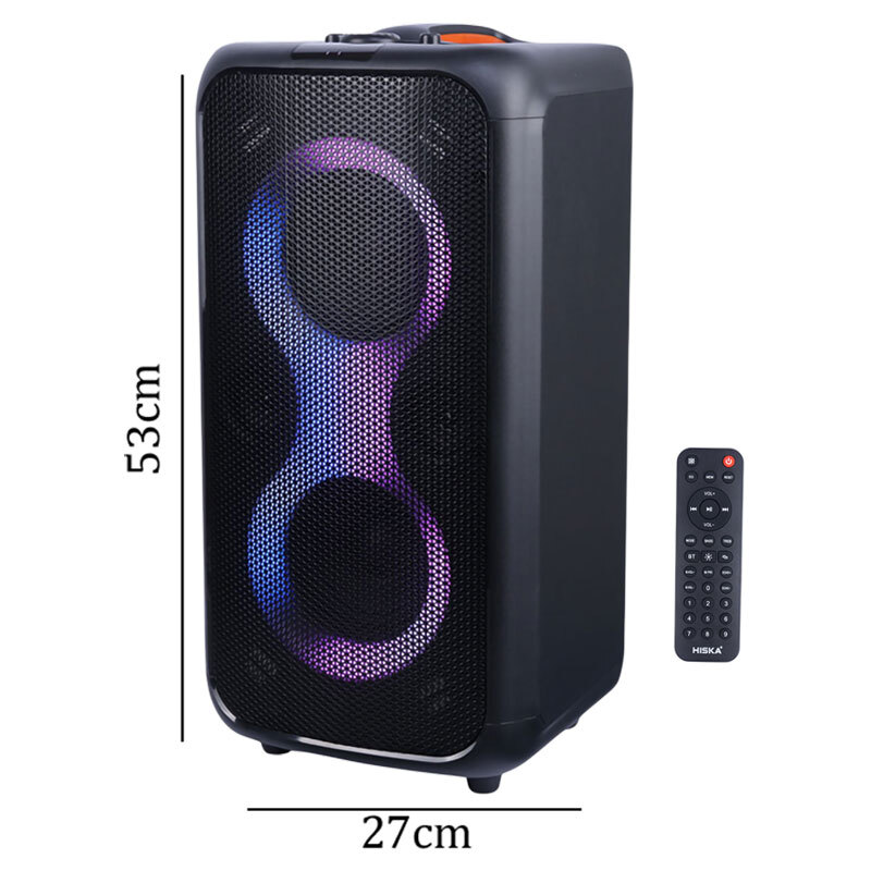 اسپیکر چمدانی بلوتوثی هیسکا 1020 + ریموت کنترل