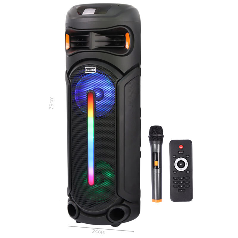 اسپیکر چمدانی بلوتوثی گلکس بیت GS-42 + میکروفون و ریموت کنترل
