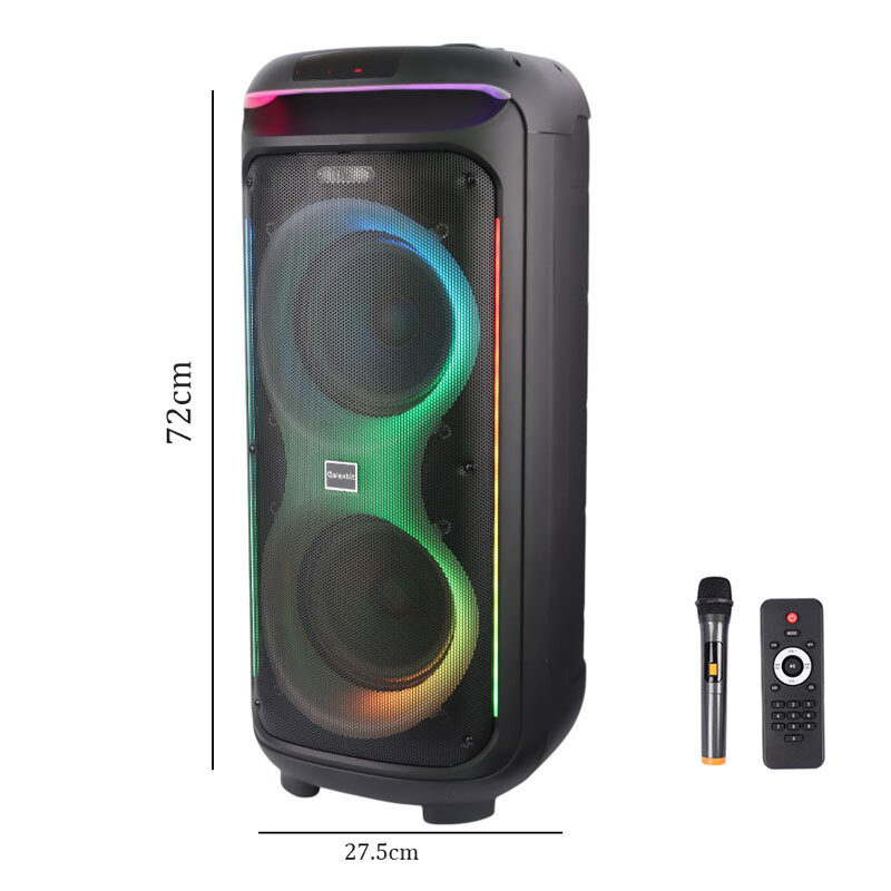 اسپیکر چمدانی بلوتوثی گلکس بیت GS-60 + میکروفون و ریموت کنترل