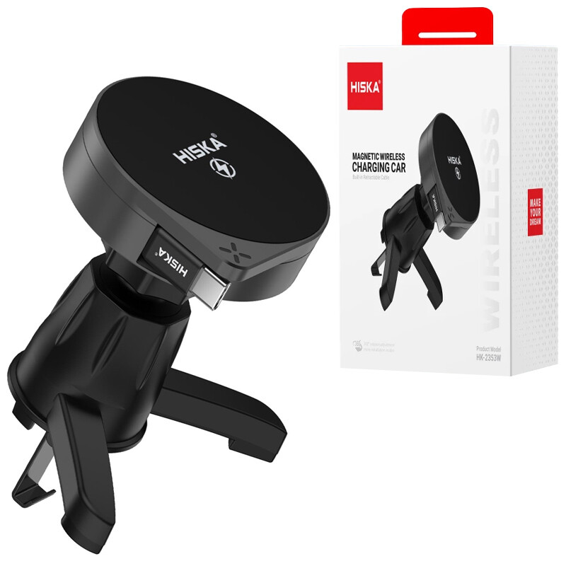 هولدر و شارژر وایرلس 15 وات هیسکا HK-2353W