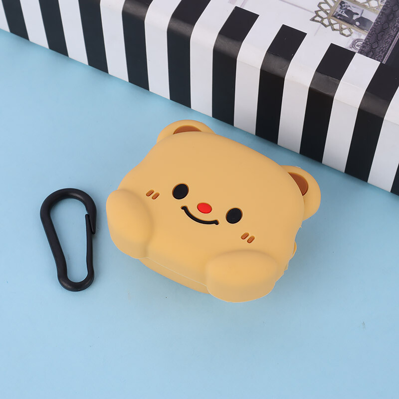 کاور عروسکی گلکسی بادز Live / Live Pro / Live Pro 2 / Fe طرح خرس کرمی