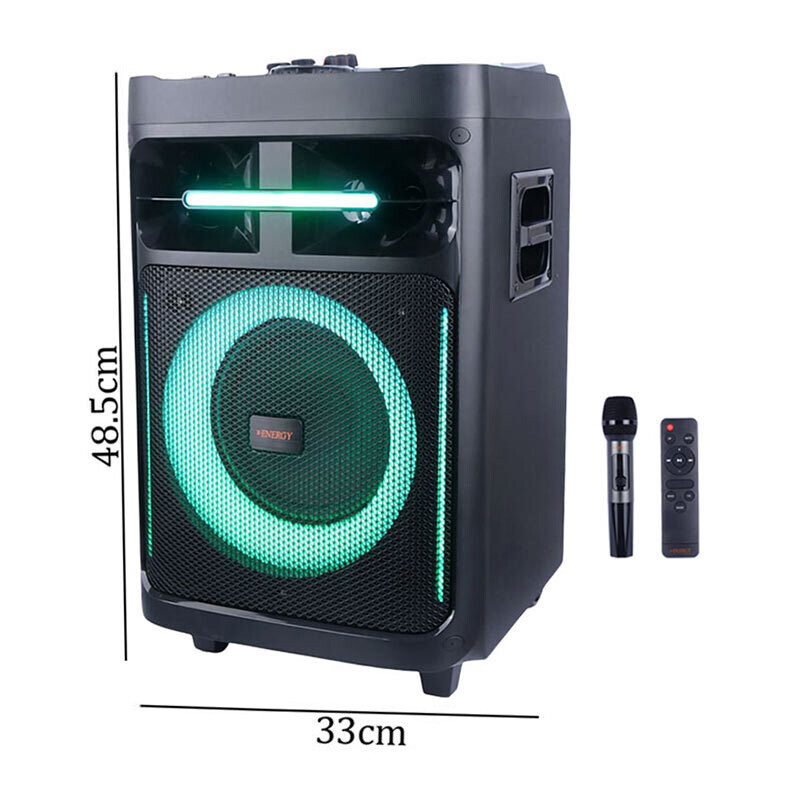 اسپیکر چمدانی بلوتوثی ایکس انرژی Thunder + میکروفون و ریموت کنترل