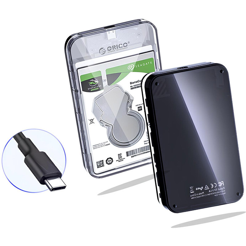 باکس هارد 2.5 اینچی HDD/SSD اوریکو DZ25C3-CR