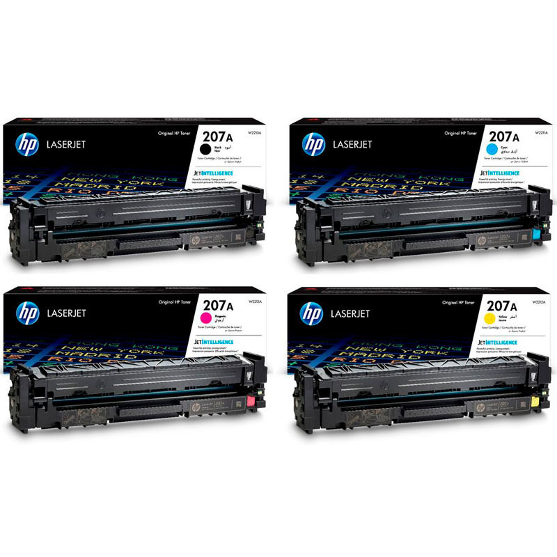 کارتریج لیزری رنگی HP LaserJet 207A بسته 4 عددی