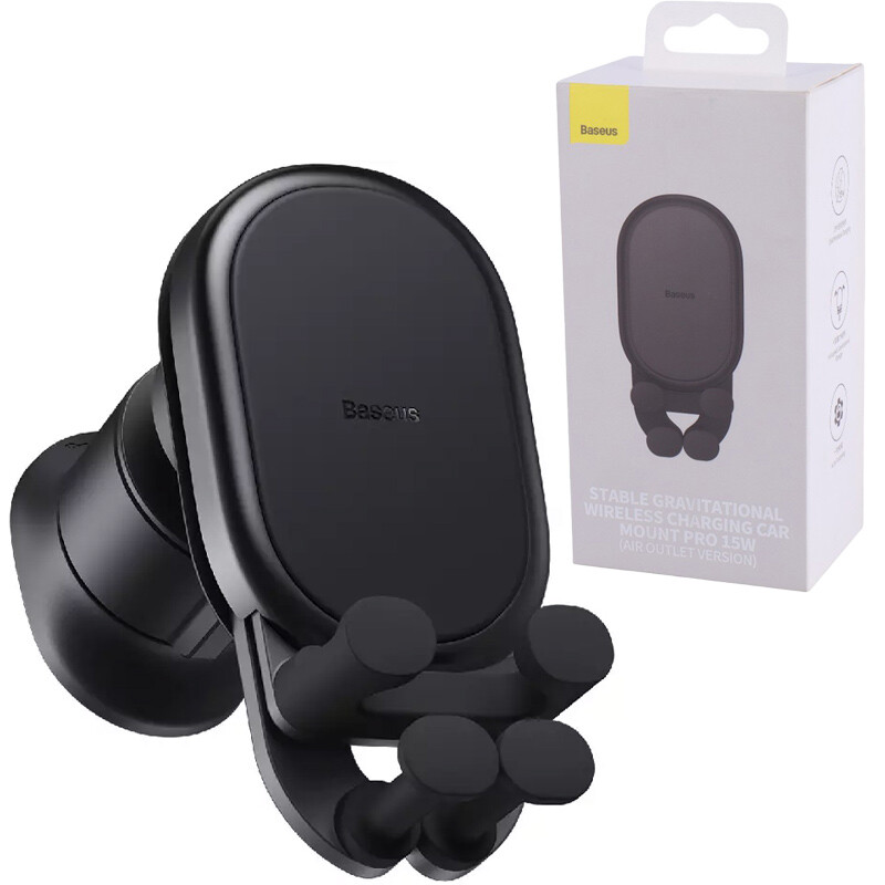 هولدر و شارژر وایرلس 15 وات باسئوس Stable Series BS-CM014 SUWX030001