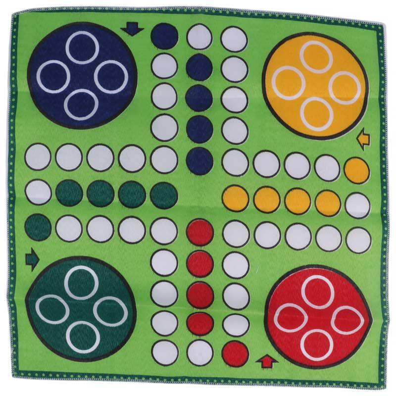 بازی فکری منچ و مارپله پارچه ای 40*40 سانتی متر