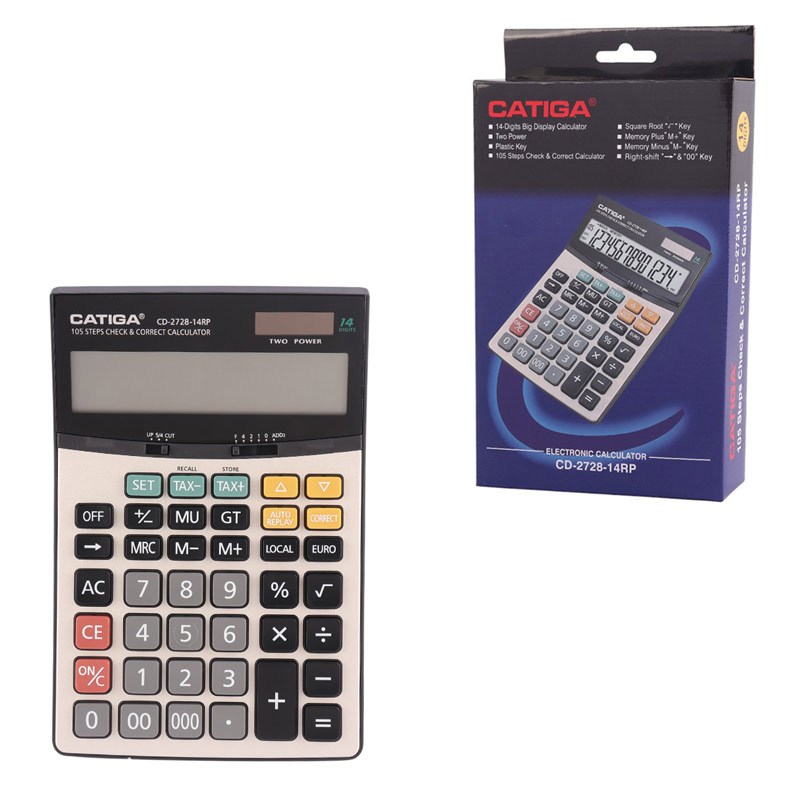 ماشین حساب کاتیگا Catiga CD-2728-14RP