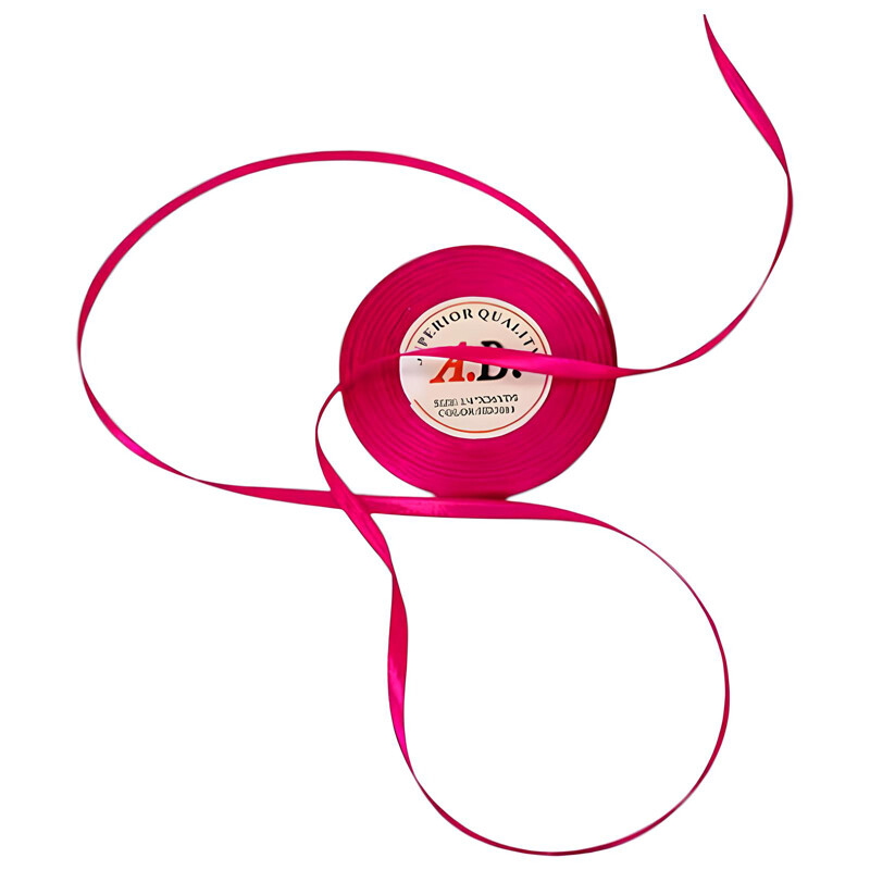 روبان ساتن 0.5 سانتی متر ساده