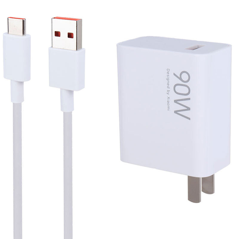 شارژر دیواری 90 وات شیائومی MDY-14-EC 6.1A سرجعبه + کابل تایپ سی