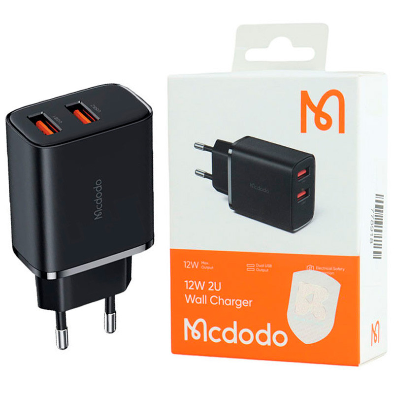 شارژر دیواری 12 وات مک دودو CH-507 2.4A
