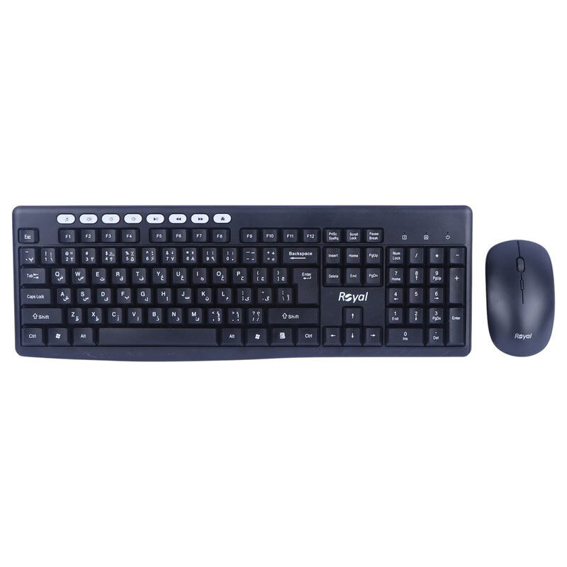 کیبورد و موس بی سیم رویال RKM-870