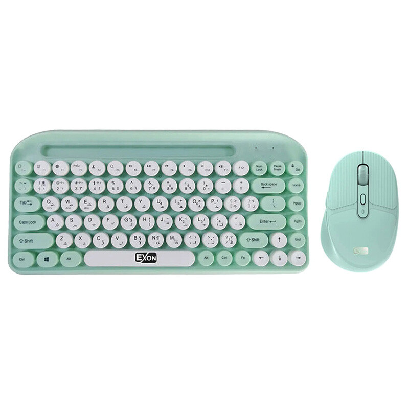 کیبورد و موس بی سیم اکسون EX05