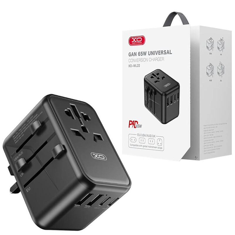 شارژر دیواری 65 وات ایکس او XO-WL22 QC3.0 PD 3.25A