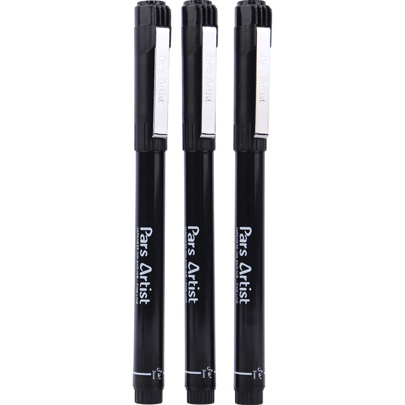 قلم خطاطی پارس آرتیست 3 میلی متر بسته 12 عددی