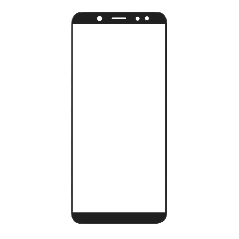 گلس تعمیراتی Samsung A6 Plus 2018 + OCA مشکی