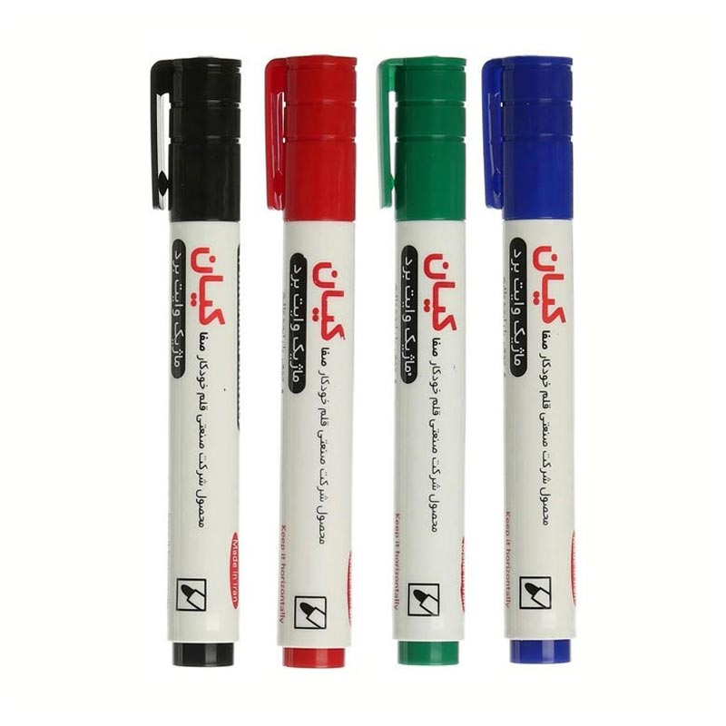 ماژیک وایت برد کیان نوک گرد بسته 12 عددی