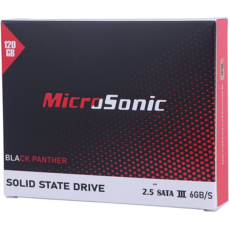 حافظه SSD میکروسونیک Microsonic Black Panther 120GB
