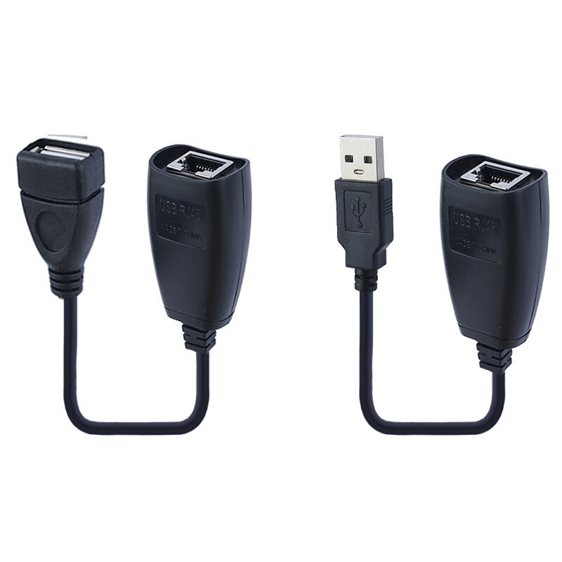 مبدل افزایش طول USB تحت شبکه USB-RJXT طول 45 متر