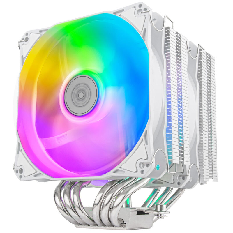 خنک کننده پردازنده سیلوراستون Hydrogon D120 ARGB White